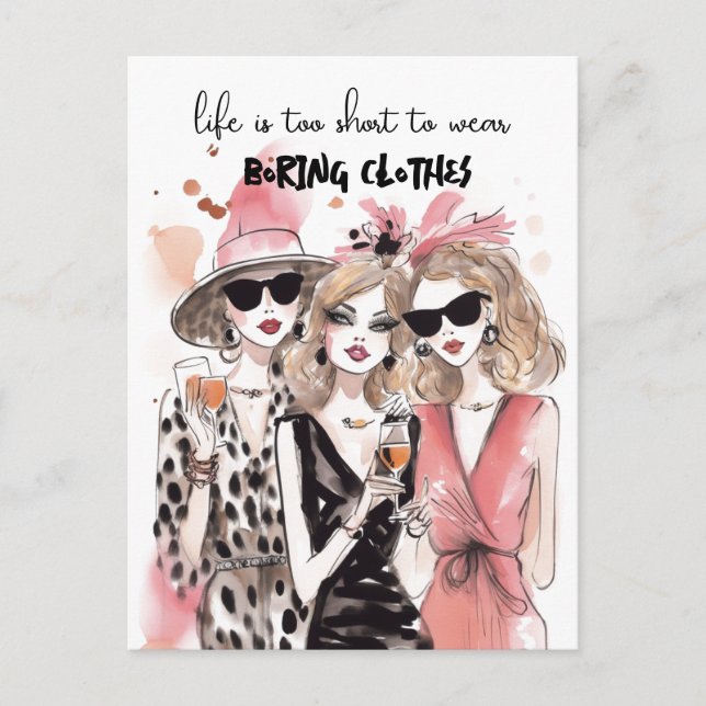 Besties Postcard (Front)