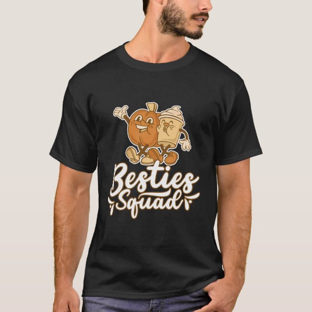 Besties Squad Best Friend Bestie Friendship Cute B T-Shirt (Front)
