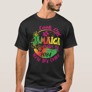 Besties Vacation 2024 Jamaica Here We Come Besties T-Shirt