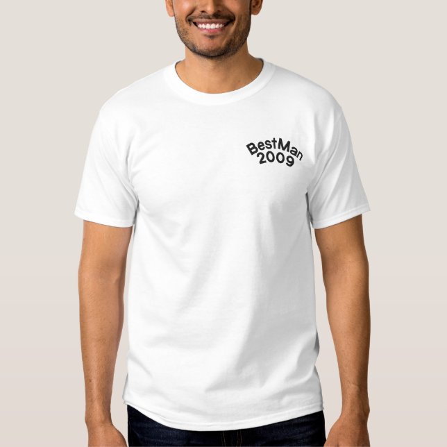 BestMan Embroidered T-Shirt (Front)