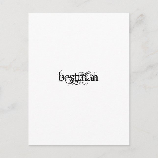 Bestman Postcard (Front)