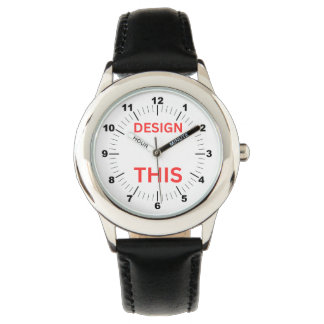 BESTSELLER! Kid's Leather Strap Watch - ⌚