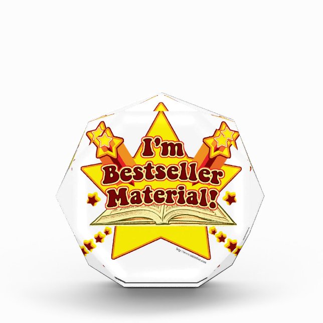 Bestseller Material Epic Author Motto Award (Front)