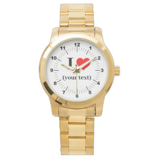 BESTSELLER! Men's I❤️ Oversized Gold Watch