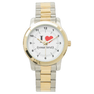BESTSELLER! Men's I❤️ Oversized Two-Tone Watch