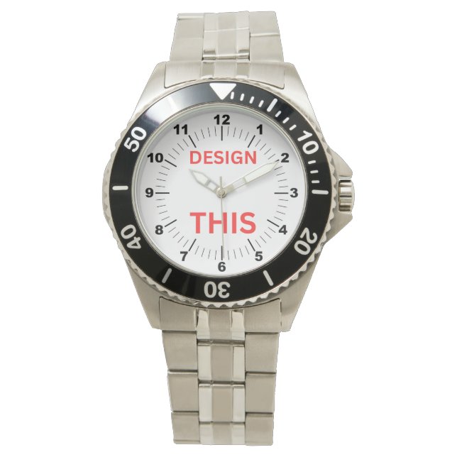 BESTSELLER! Men's Watch - ⌚- Stainless Steel (Front)