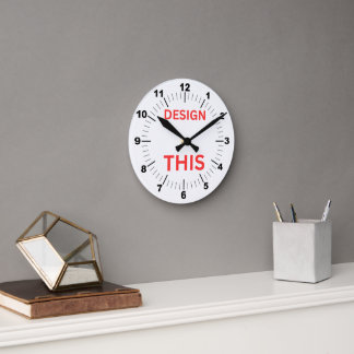 BESTSELLER! Wall Clock, 8" Round Acrylic🕗 Clock