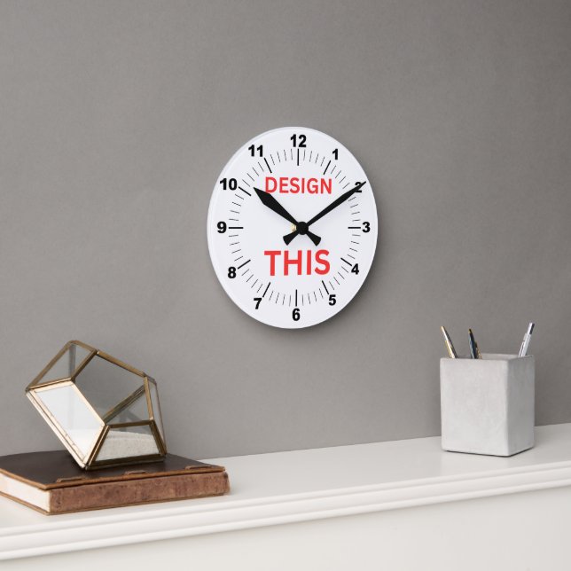 BESTSELLER! Wall Clock, 8" Round Acrylic 🕗 Round Clock (Office)