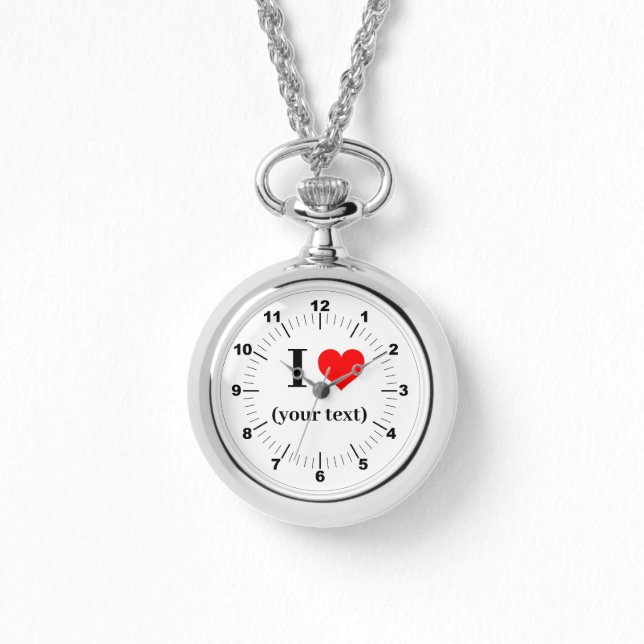 BESTSELLER! Women's I❤️ Wraparound Silver Watch (Front)