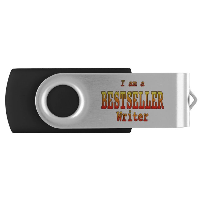 Bestseller Writer USB stick Customizable Flash Drive (Front)
