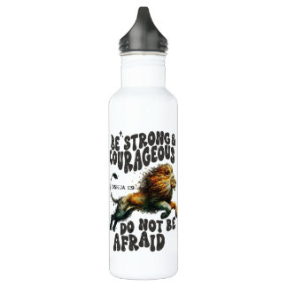 Bestselling #1 Be strong Joshua 1:9 bible verse  Stainless Steel Water Bottle