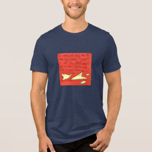 Bet Big, Lose Bigger: Angry Gambler Unlucky Addict Tri-Blend Shirt