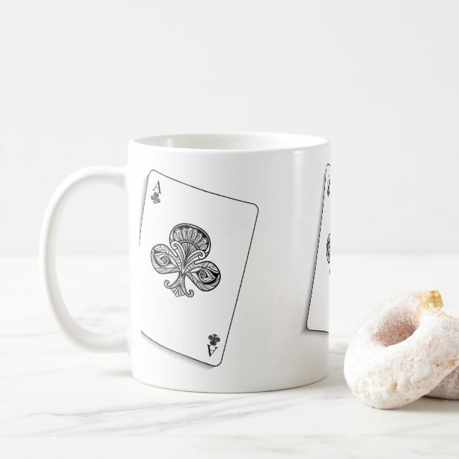 Bet on coffee and luck mug (With Donut)