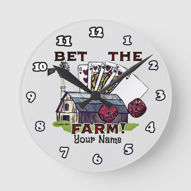 Bet The Farm poker clock (Front)