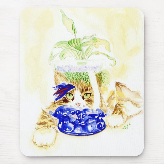 Beta Cat Mousepad (Front)
