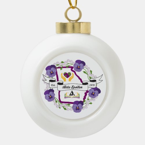  Beta Epsilon Ornament