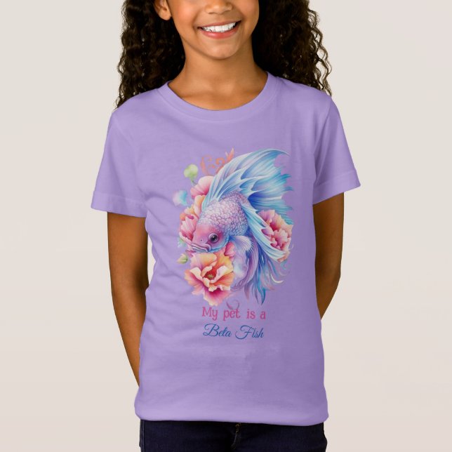 Beta Fish Fantasy Pet T-Shirt (Front)