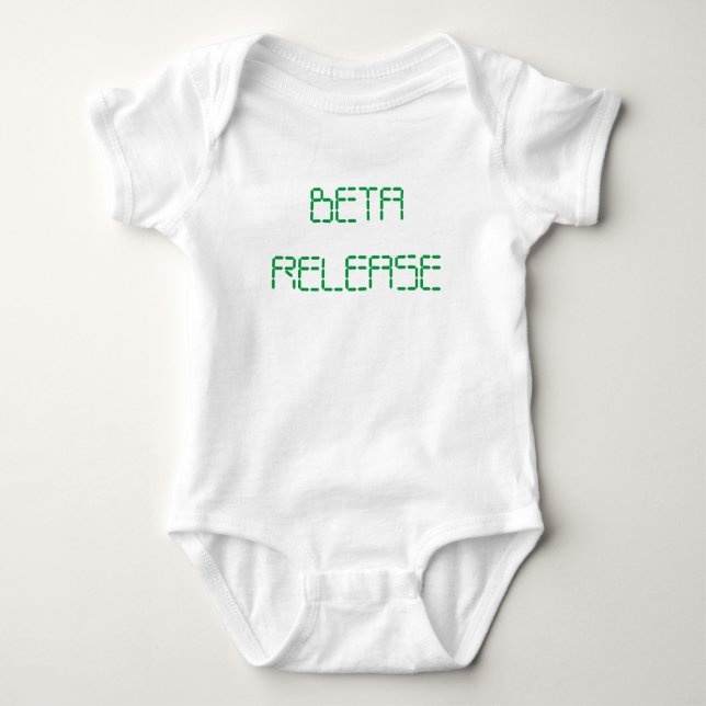 Beta Release Baby Bodysuit (Front)