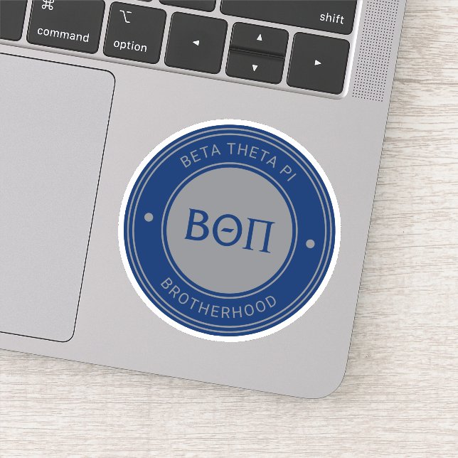 Beta Theta Pi | Badge Sticker (Detail)