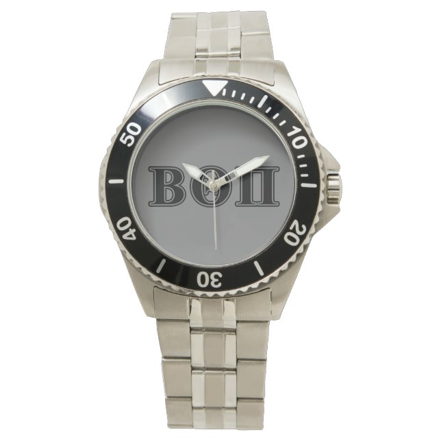 Beta Theta Pi Black Letters Watch (Front)