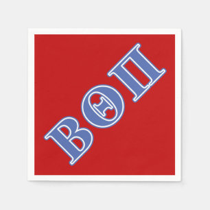 Beta Theta Pi Blue Letters Napkins