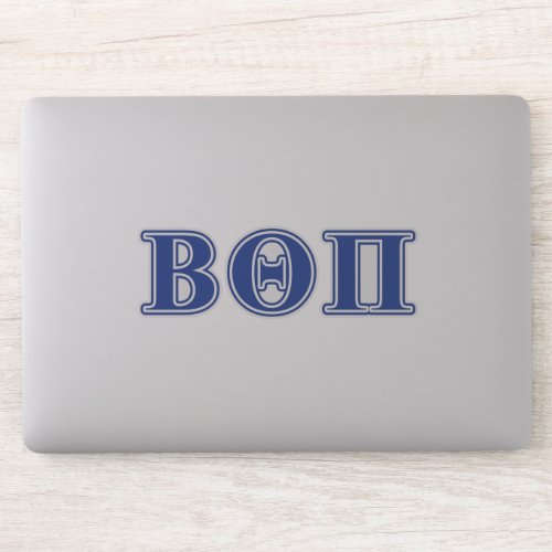 Beta Theta Pi Blue Letters Sticker