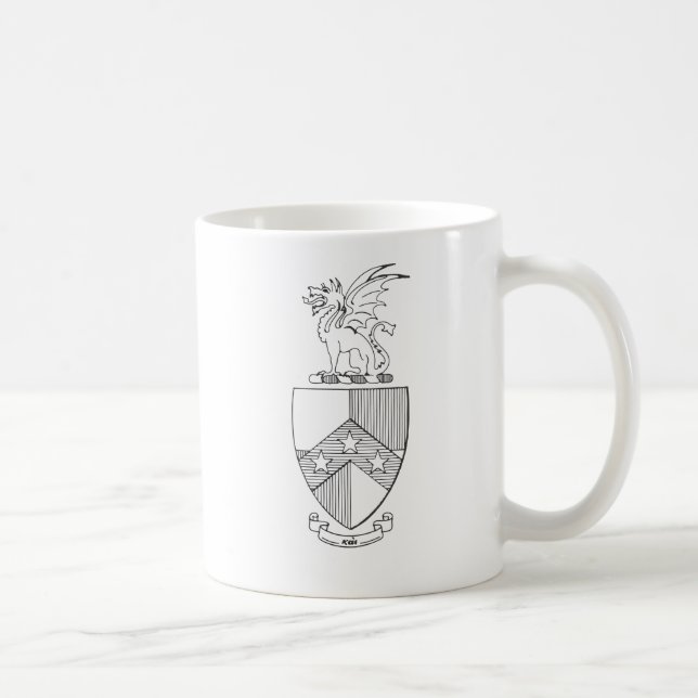 Beta Theta Pi Coat of Arms Coffee Mug (Right)
