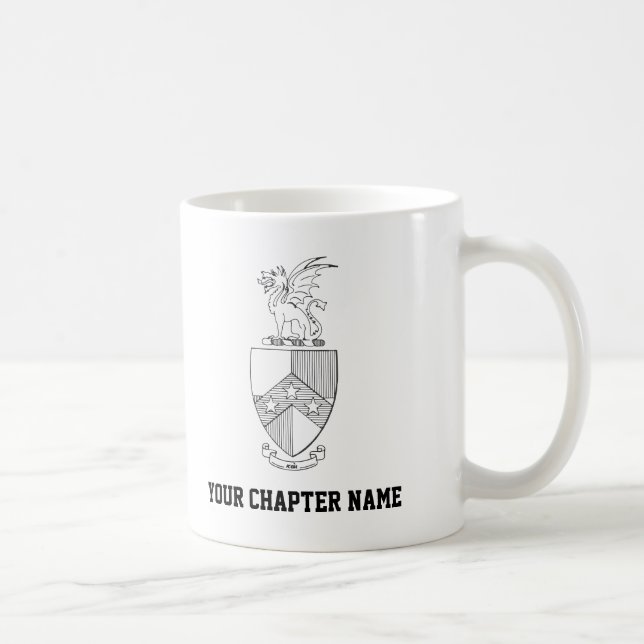 Beta Theta Pi Coat of Arms Coffee Mug (Right)