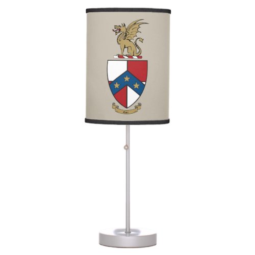 Beta Theta Pi Coat of Arms Table Lamp