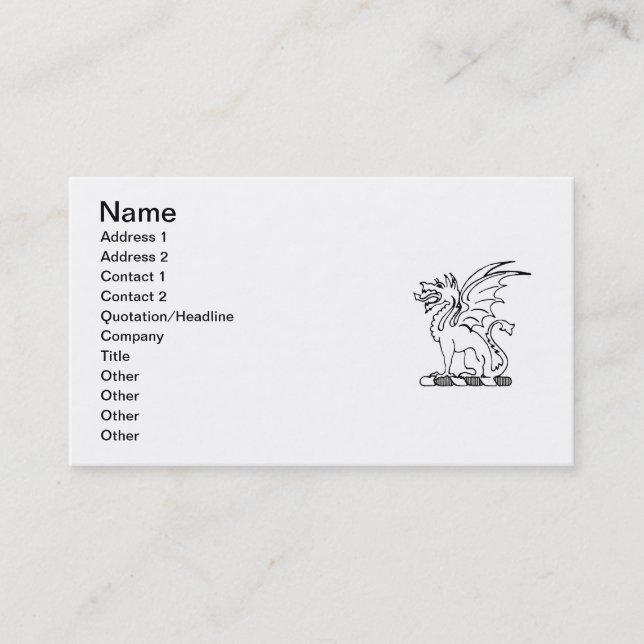 Beta Theta Pi Crest Business Card (Front)