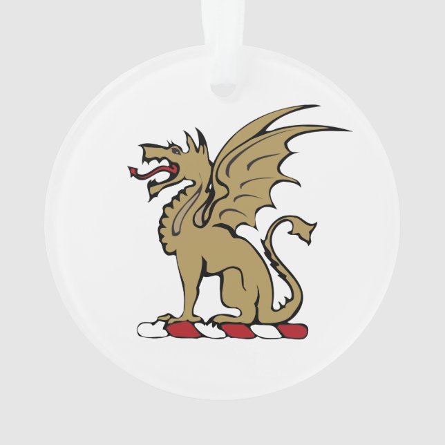 Beta Theta Pi Crest Ornament (Back)