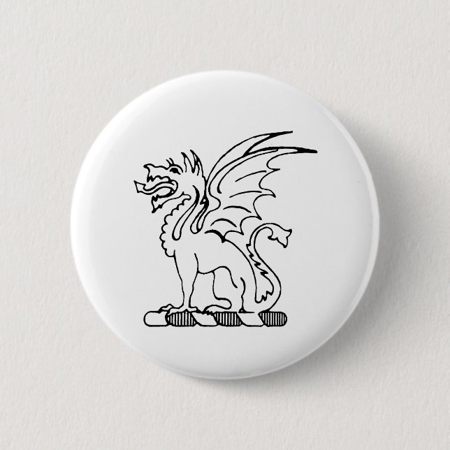 Beta Theta Pi Crest Pinback Button (Front)