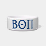 Beta Theta Pi Greek Letters Bowl<br><div class="desc">Check out these official Beta Theta Pi designs! Personalize your own Greek merchandise on Zazzle.com! Click the Customize button to insert your own name, class year, or club to make a unique product. Try adding text using various fonts & view a preview of your design! Zazzle's easy to customize products...</div>