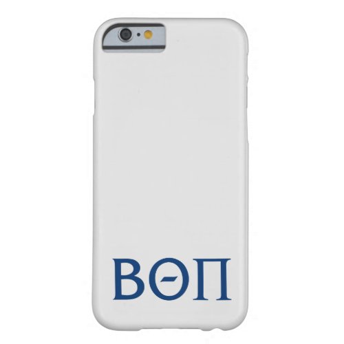 Beta Theta Pi Greek Letters Barely There iPhone 6 Case