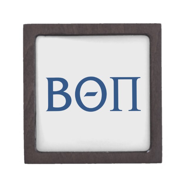 Beta Theta Pi Greek Letters Keepsake Box (Front)