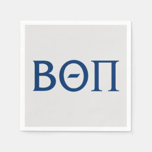 Beta Theta Pi Greek Letters Paper Napkins