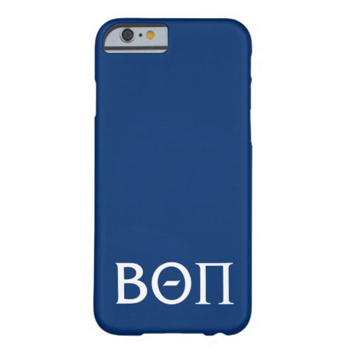 Beta Theta Pi Greek Letters _ White Barely There iPhone 6 Case
