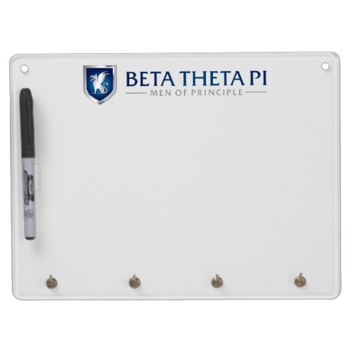 Beta Theta Pi Men Of Principle Dry Erase Board With Keychain Holder