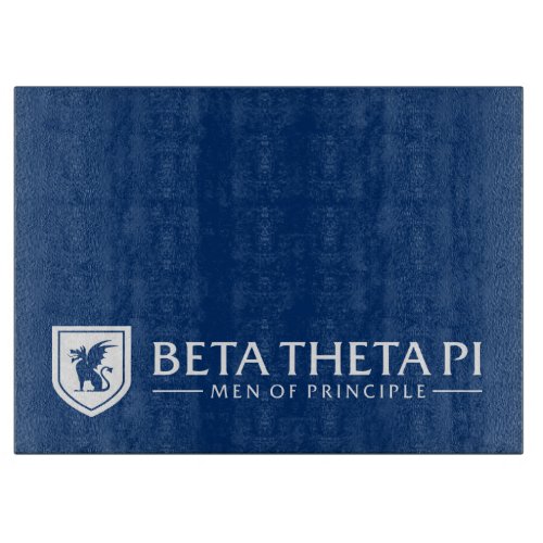 Beta Theta Pi Men Of Principle _ White Cutting Board