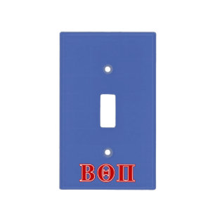 Beta Theta Pi Red Letters Light Switch Cover