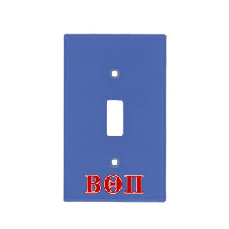 Beta Theta Pi Red Letters Light Switch Cover