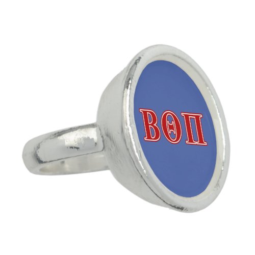Beta Theta Pi Red Letters Ring