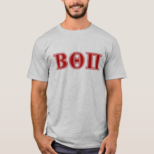 Beta Theta Pi Red Letters T_Shirt