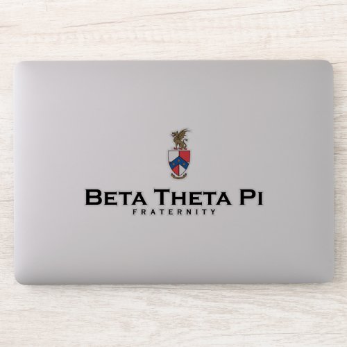 Beta Theta Pi with Crest _ Color Sticker