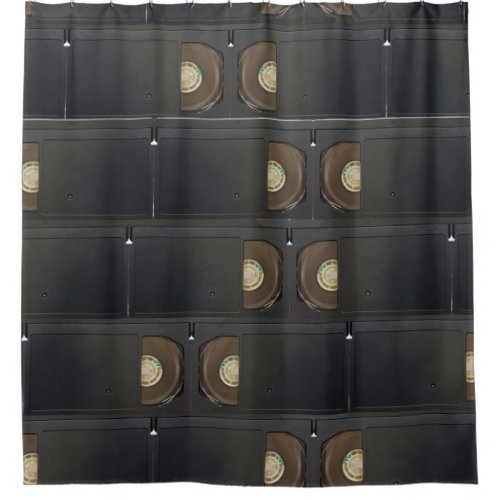 Betacam Videotapes Shower Curtain