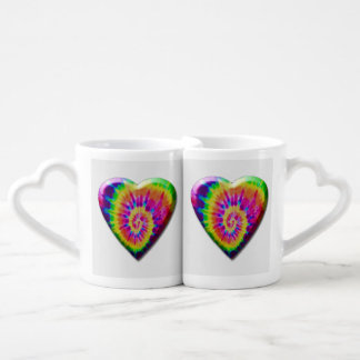 Beth Heart tie dye heart Coffee Mug Set
