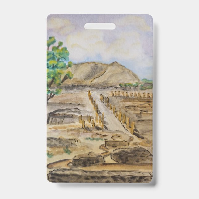 Beth Shean Luggage Tag Badge (Front)