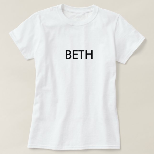 Beth T-Shirt (Design Front)