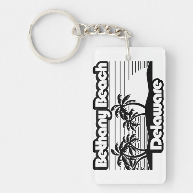 Bethany Beach Delaware Keychain (Front)