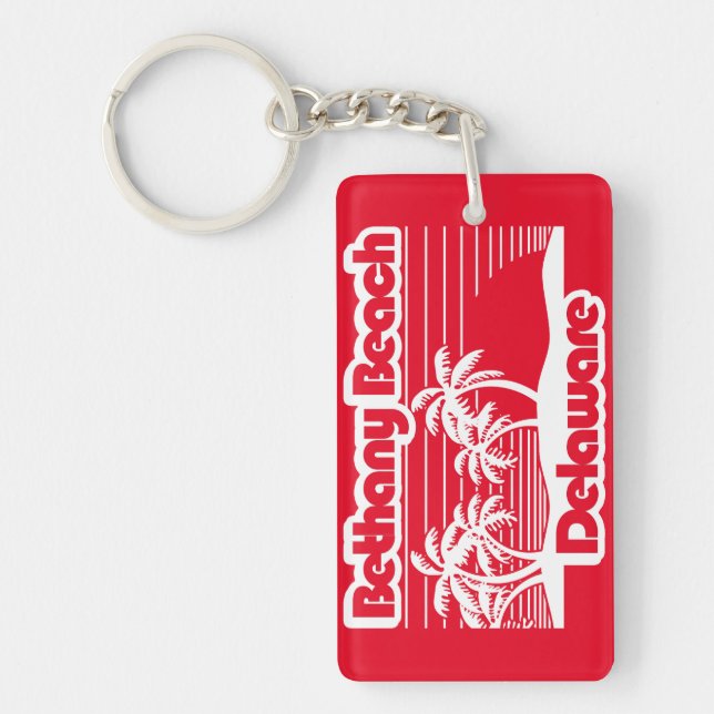 Bethany Beach Delaware Keychain (Front)